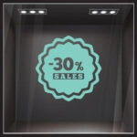 Αυτοκολλητο Εκπτωσεων SALES 50