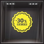 Αυτοκολλητο Εκπτωσεων SALES 50