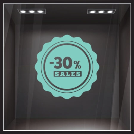 Αυτοκολλητο Εκπτωσεων SALES 51 - Αυτοκόλλητα εκπτώσεων Sticky 4