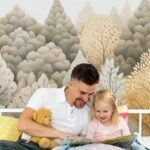 Αυτοκόλλητη Ταπετσαρία τοίχου FALL FOREST TREES
