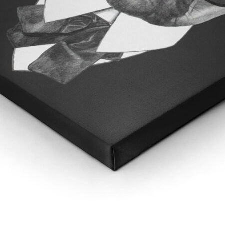 OUTLET Πινακας σε καμβά FRENCH BULLDOG DOG IN BLACK 65x100cm - OUTLET Sticky 2