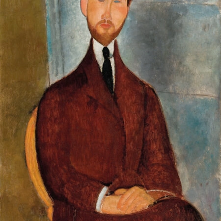 Πινακας σε καμβά MODIGLIANI - PORTRAIT OF LEOPOLDO ZBOROWSKI - Modigliani Amedeo Sticky 5