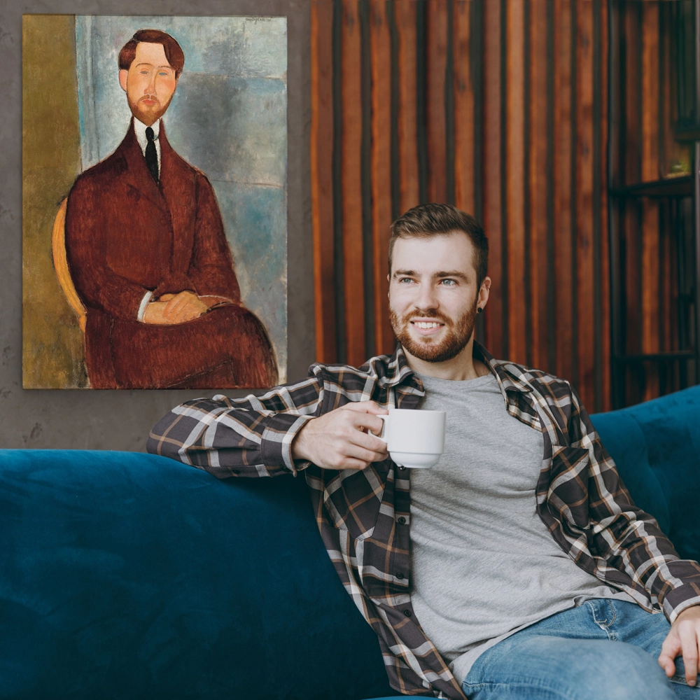 Πινακας σε καμβά MODIGLIANI - PORTRAIT OF LEOPOLDO ZBOROWSKI