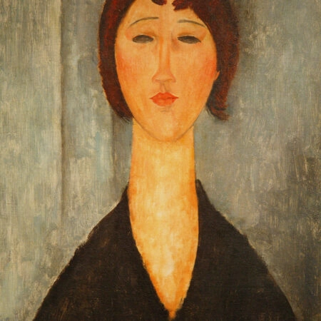 Πινακας σε καμβά MODIGLIANI - YOUNG WOMAN - Modigliani Amedeo Sticky 5