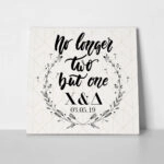 Τετράγωνος Πίνακας NOT TWO BUT ONE