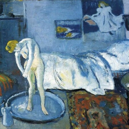 Πινακας σε καμβά PICASSO - A BLUE ROOM - Pablo Picasso Sticky 5