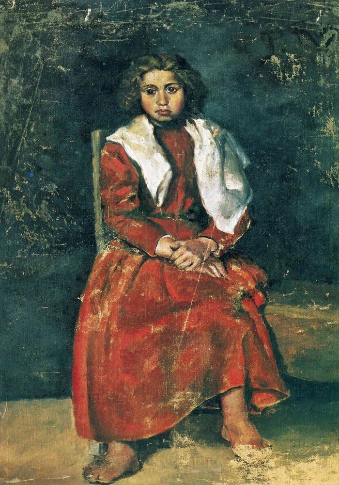 Πινακας σε καμβά PICASSO - BAREFOOT GIRL