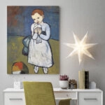 Πινακας σε καμβά PICASSO - CHILD WITH DOVE