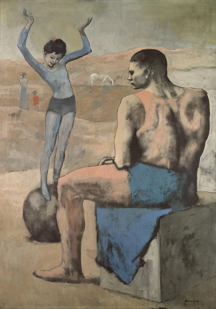 Πινακας σε καμβά PICASSO - GIRL ON THE BALL