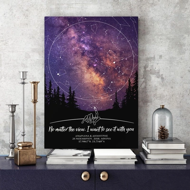 Πίνακας σε καμβά STAR VIEW