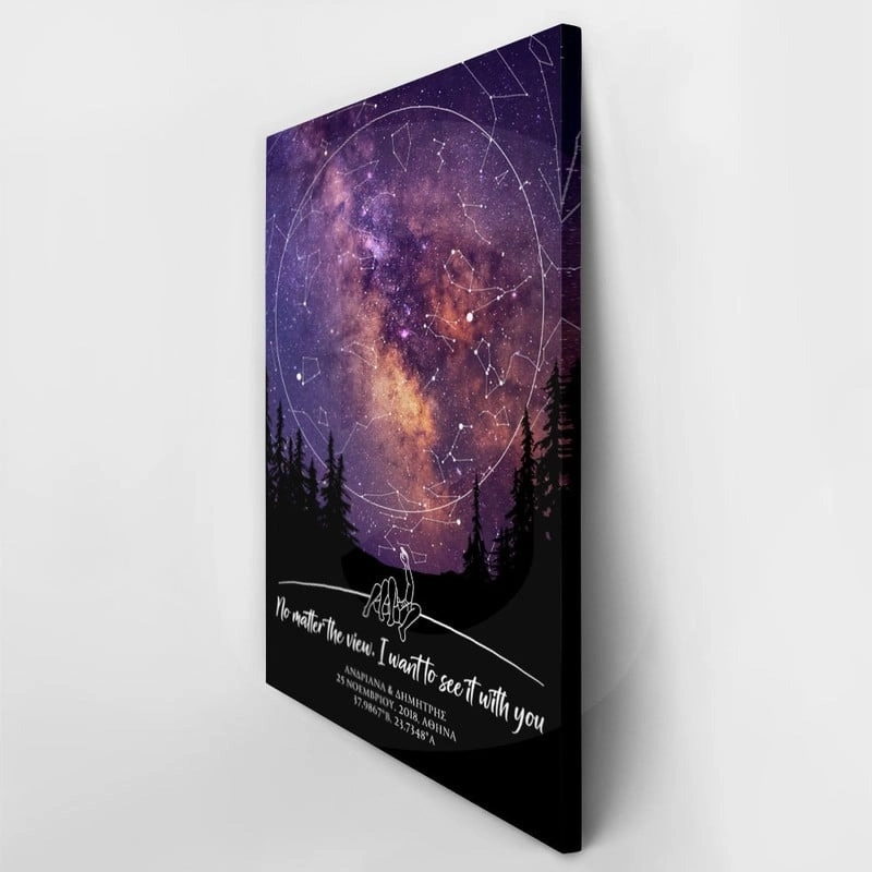 Πίνακας σε καμβά STAR VIEW