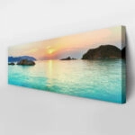 Πίνακας Πανοραμικός TURQUOISE SUNSET
