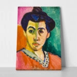 Πινακας σε καμβά MATISSE - GREEN LINE