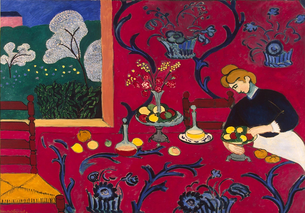 Πινακας σε καμβά MATISSE - RED ROOM
