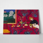 Πινακας σε καμβά MATISSE - RED ROOM