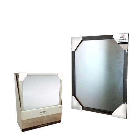 Καθρέπτης Επιτοίχιος Ξύλο/Γυαλί 54x64cm Σε 4 Αποχρώσεις - Καθρέπτες