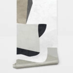 Αυτοκόλλητη Ταπετσαρία τοίχου ABSTRACT ART OF GEOMETRIC SHAPES