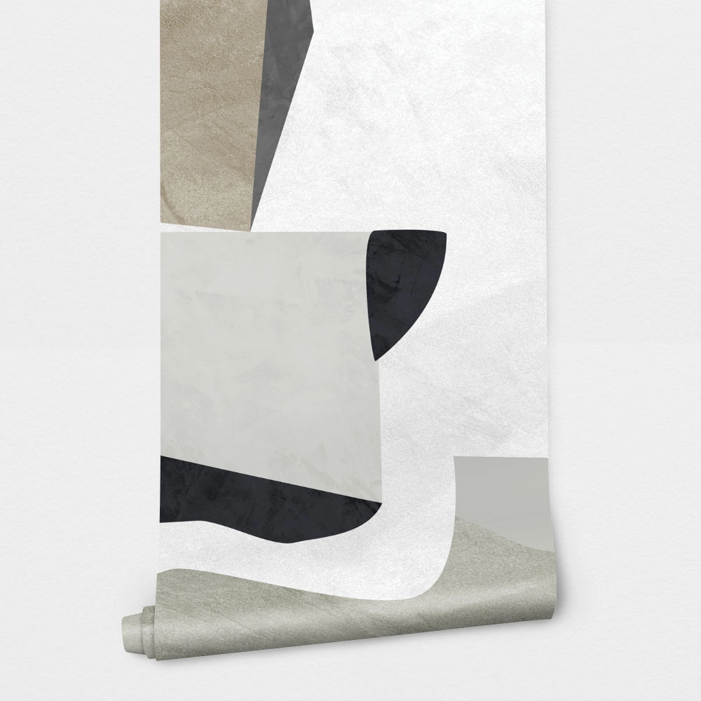 Αυτοκόλλητη Ταπετσαρία τοίχου ABSTRACT ART OF GEOMETRIC SHAPES