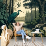 Αυτοκόλλητη Ταπετσαρία τοίχου AFTERNOON IN JUNGLE