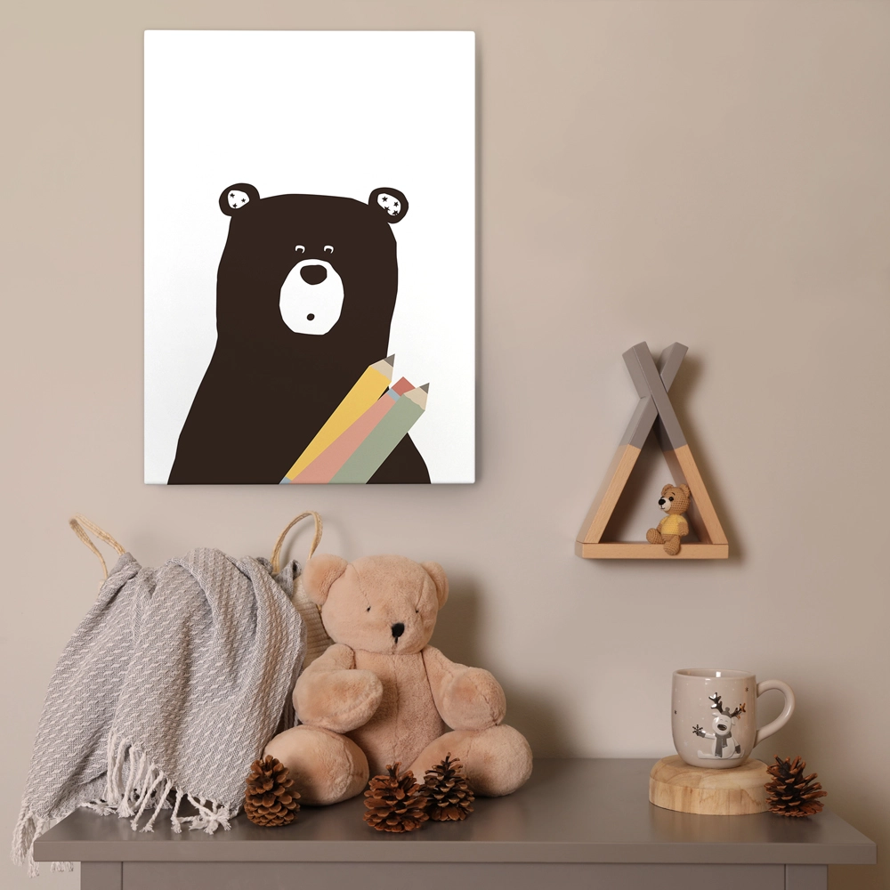 Πινακας σε καμβά ARTIST BEAR
