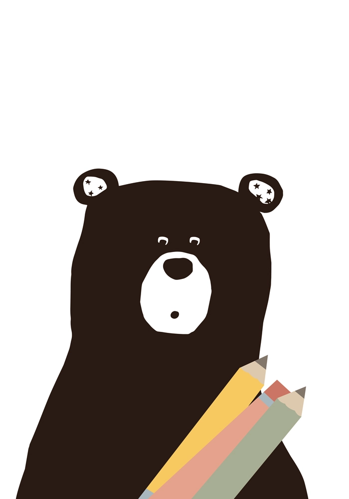 Πινακας σε καμβά ARTIST BEAR