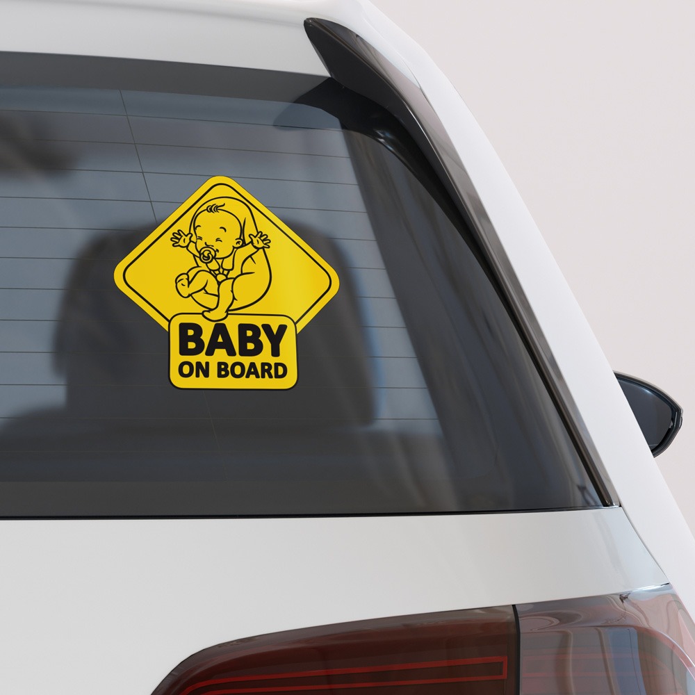 Αυτοκολλητο Αυτοκινητου BABY ON BOARD CAR SEAT