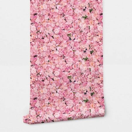 Αυτοκόλλητη Ταπετσαρία τοίχου BEAUTIFUL PINK FLOWERS - Floral - Λουλουδια Sticky 2