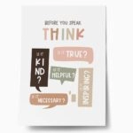 Πόστερ BEFORE YOU SPEAK