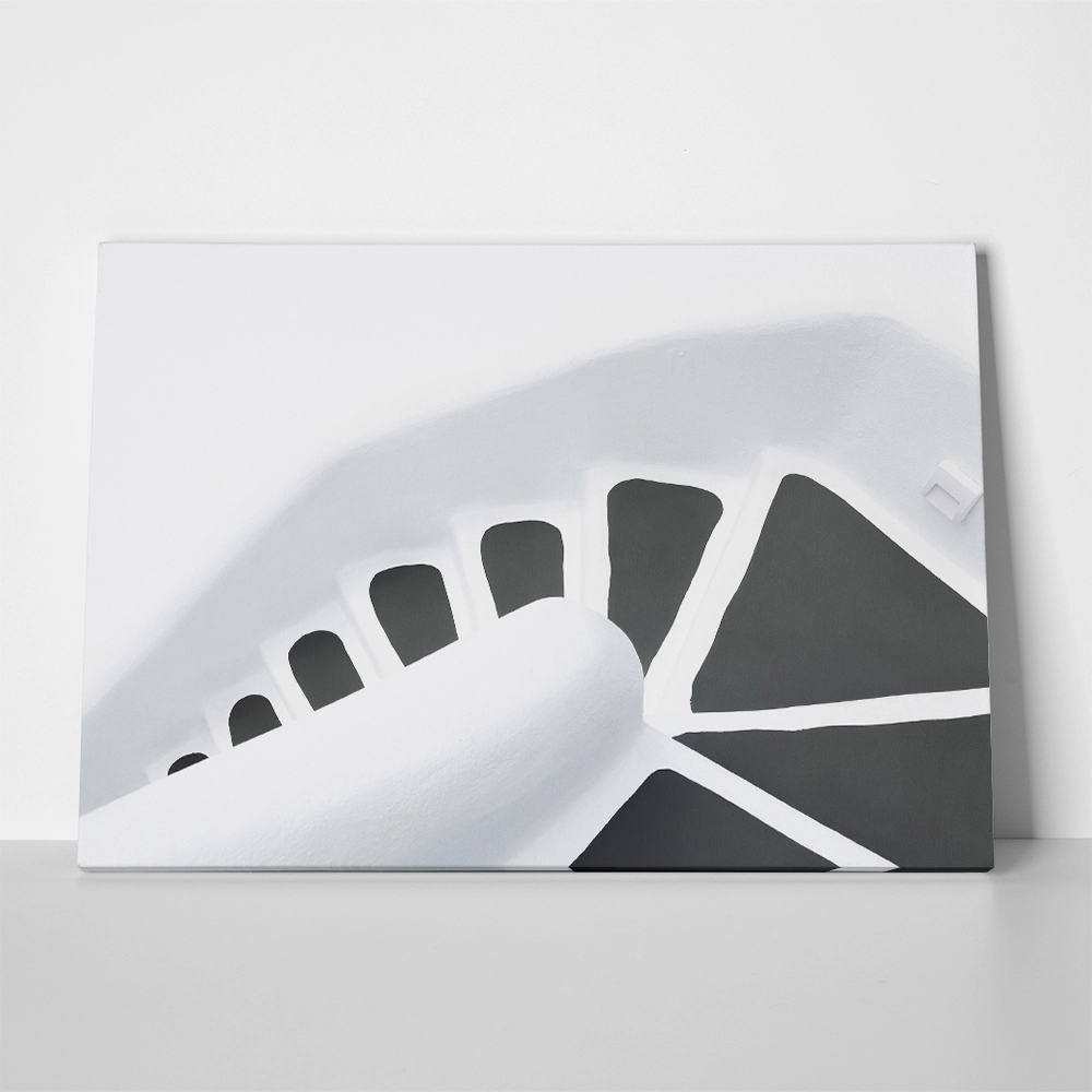 Πινακας σε καμβά BLACK AND WHITE STEPS