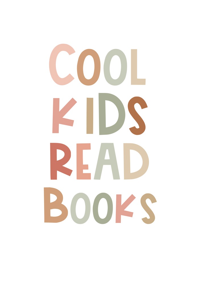 Πινακας σε καμβά COOL KIDS READ