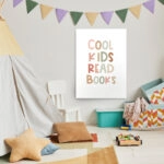 Πινακας σε καμβά COOL KIDS READ