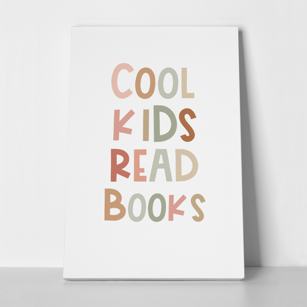 Πινακας σε καμβά COOL KIDS READ