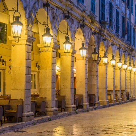 Πινακας σε καμβά CORFU HISTORIC CENTER - Πινακες σε καμβα Sticky 4