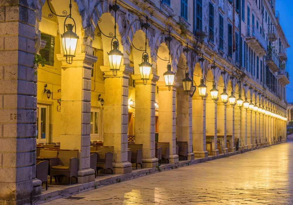Πινακας σε καμβά CORFU HISTORIC CENTER