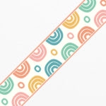 Μπορντούρα τοίχου CUTE PASTEL RAINBOWS