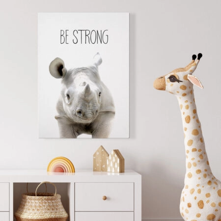 Πινακας σε καμβά CUTE RHINO