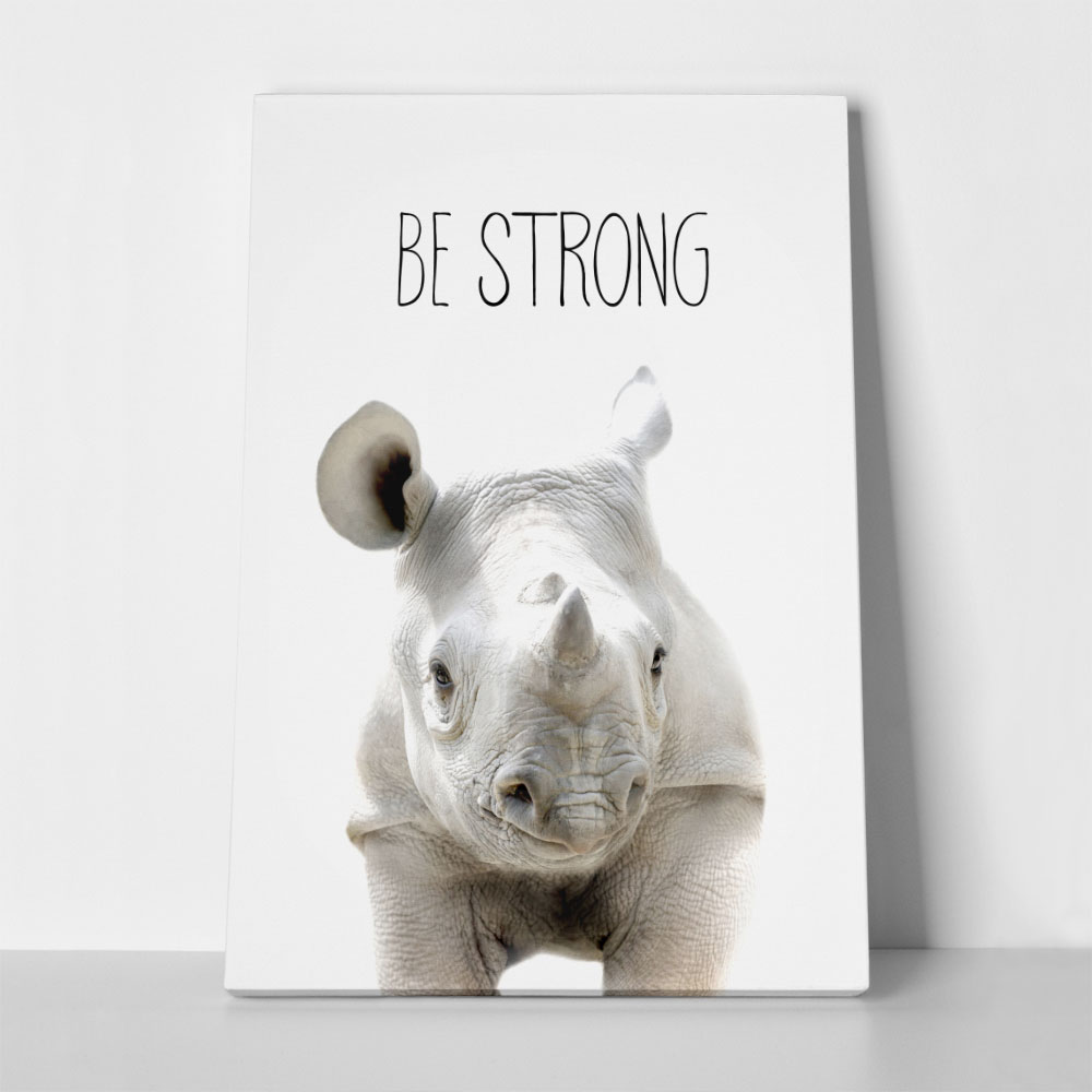 Πινακας σε καμβά CUTE RHINO