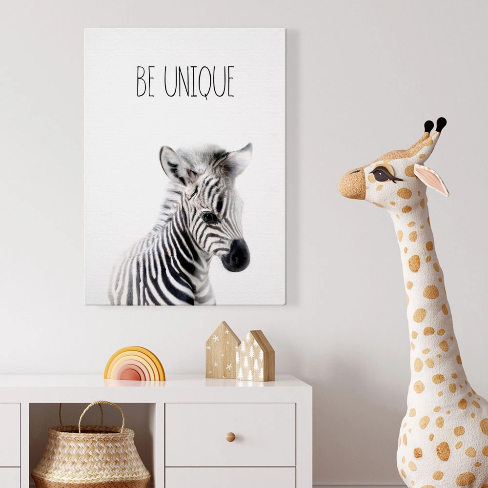 Πινακας σε καμβά CUTE ZEBRA