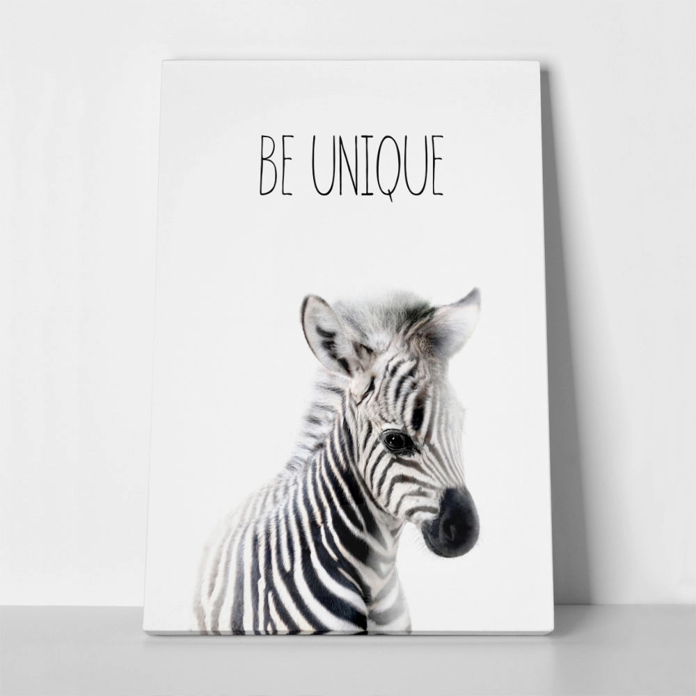 Πινακας σε καμβά CUTE ZEBRA