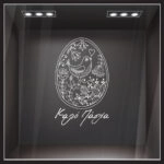 Αυτοκόλλητο Βιτρίνας EASTER 2