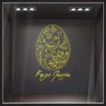 Αυτοκόλλητο Βιτρίνας EASTER 2