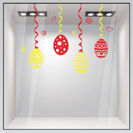 Αυτοκόλλητο Βιτρίνας EASTER 5 - Πασχαλινή βιτρίνα Sticky 3