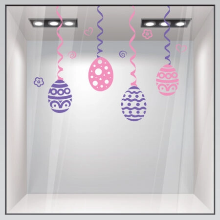 Αυτοκόλλητο Βιτρίνας EASTER 5 - Πασχαλινή βιτρίνα Sticky 4