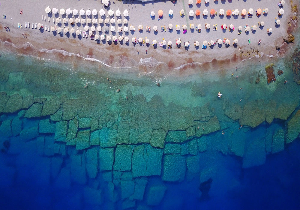 Πινακας σε καμβά ELLI BEACH RHODES