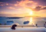 Πινακας σε καμβά FIRA TOWN SANTORINI 2