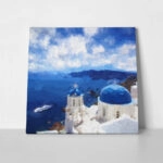 Πίνακας Τετράγωνος FIRA TOWN SANTORINI