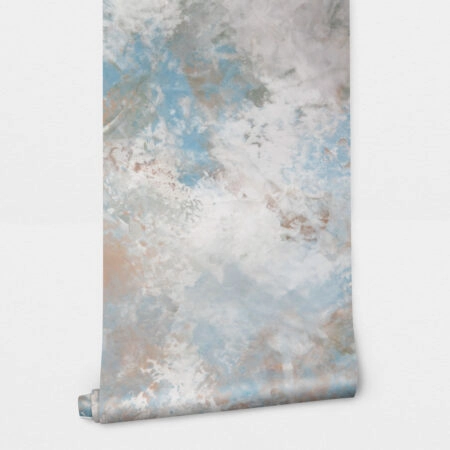Αυτοκόλλητη Ταπετσαρία τοίχου GREY AND BLUE STONE TEXTURE - Απομίμηση υλικών Sticky 2