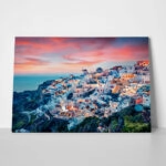 Πινακας σε καμβά IMPRESSIVE SANTORINI