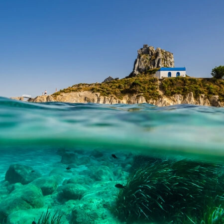 Πινακας σε καμβά KASTRI KOS 2 - Νησια Sticky 4