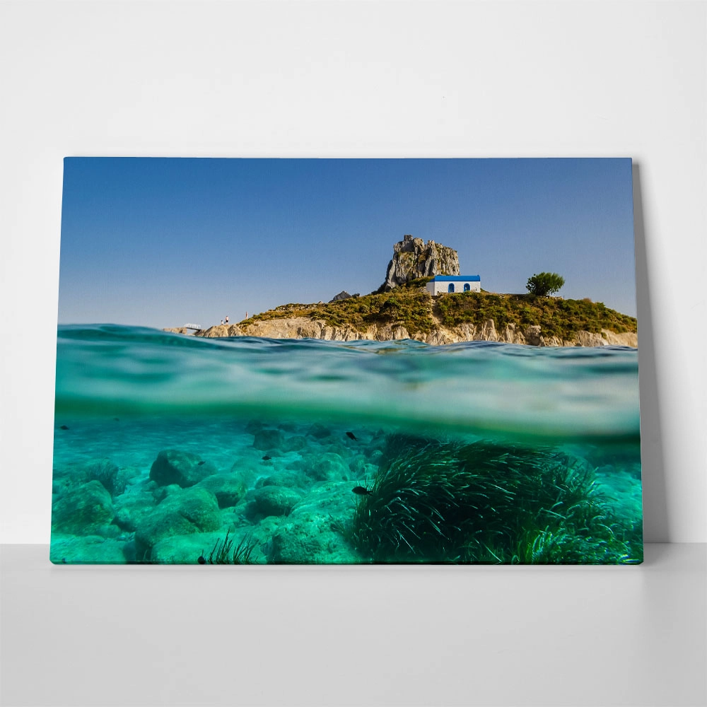 Πινακας σε καμβά KASTRI KOS 2